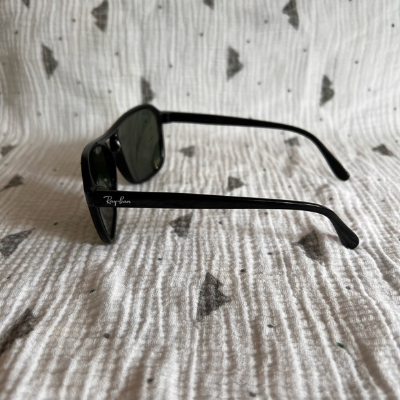 Vintage  Ray Ban CATS Aviator Sunglasses Black - Picture 6 of 9